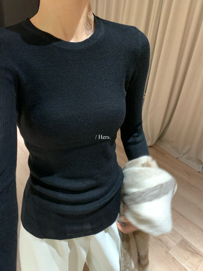 Hers - 合身收腰針織打底  92610#