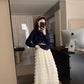 HERS> 韓代格子扣毛衣 #10384#
