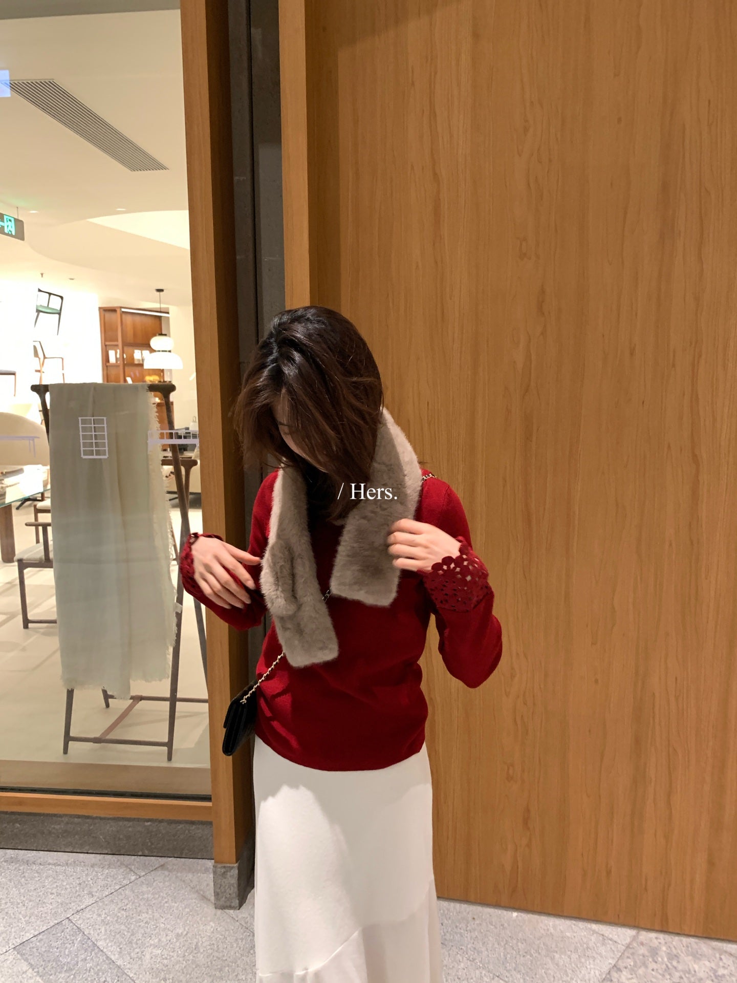 seeUbye - 編織拼接袖口針織衫  92811#