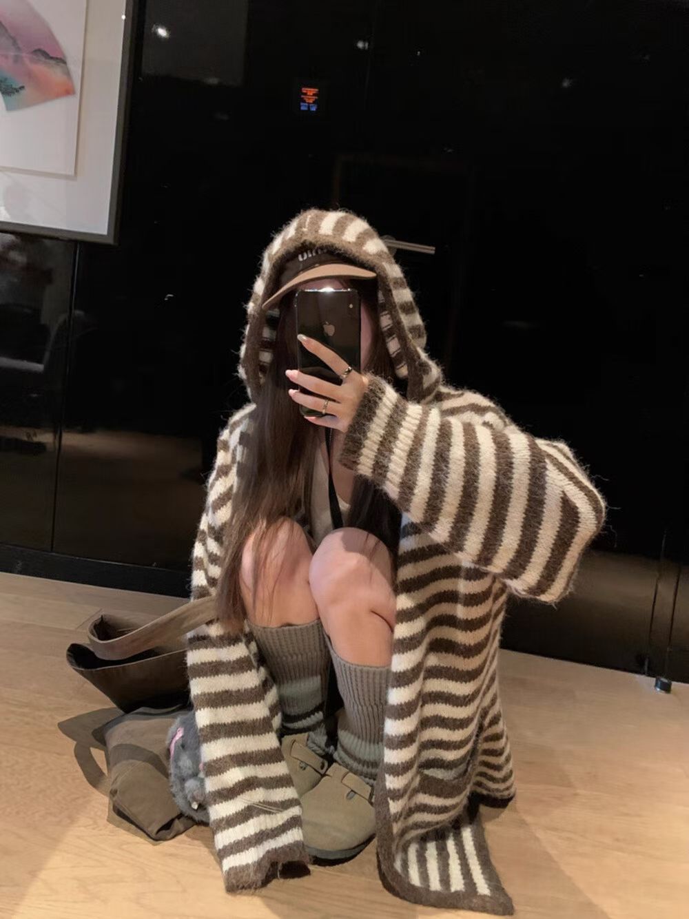 YJNENE - 慵懶毛衣外套  951#