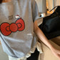HERS> 蝴蝶結休閒T  20493#
