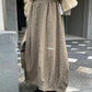 HERS>  造型感毛呢氣球半裙 10510#