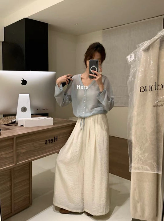 HERS> 冰絲棉防曬小開衫 9283#