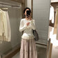 HERS> 氣質花邊圓領T 20361#