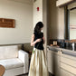 Hers - 花苞壓褶半身裙   80310#