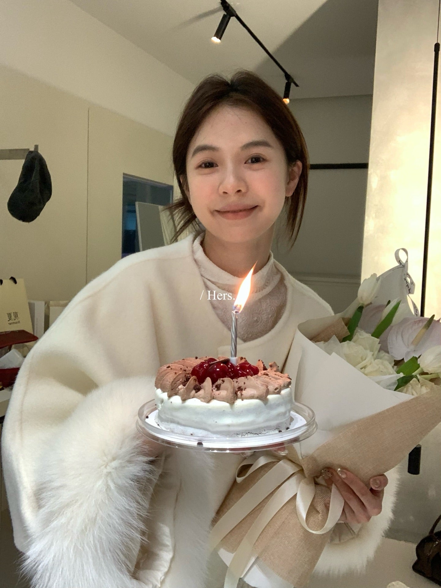 Hers - 重工雙面羊毛外套  92631#