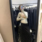 HERS> 波點絨半裙 10593#