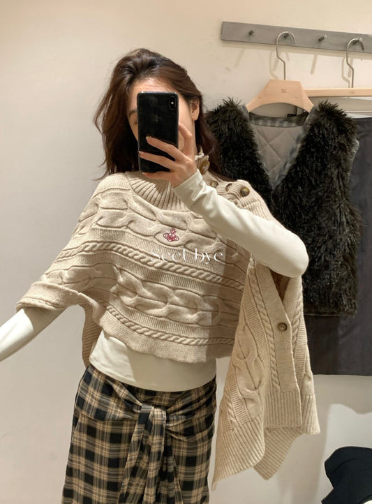 seeUbye - 西西太后麻花斗篷  695#