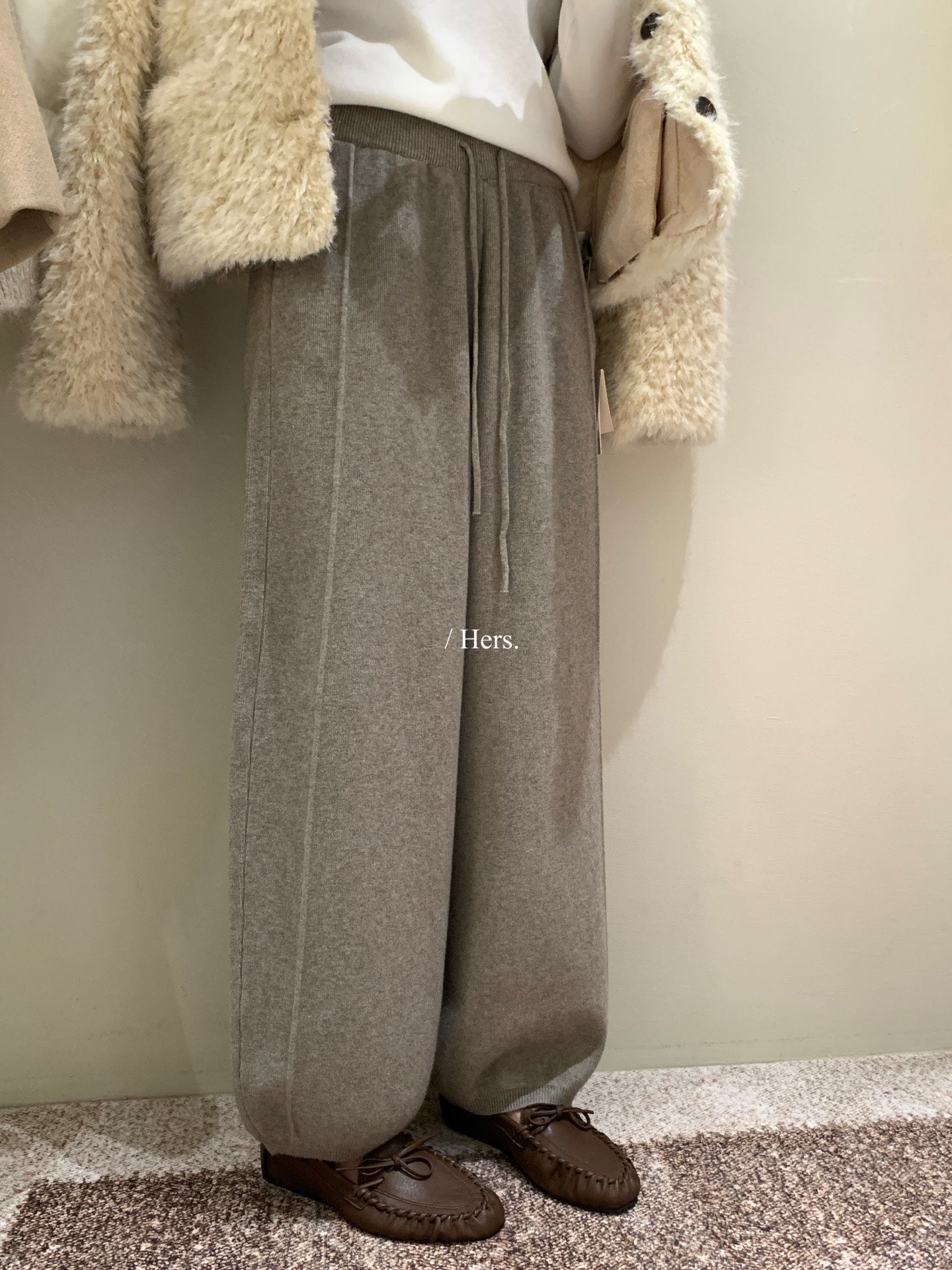 seeUbye - 韓標羊絨奶奶褲  92687#