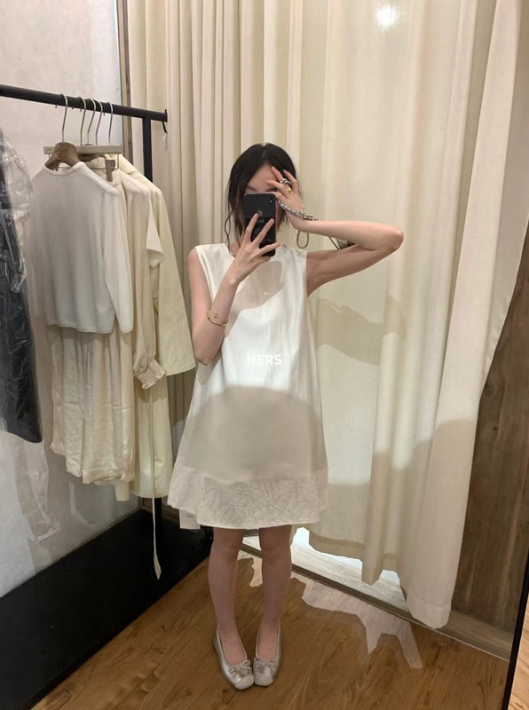 HERS> 簡約花邊半身裙 20645#