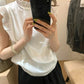 HERS> 木耳邊無袖娃娃衫 20956#