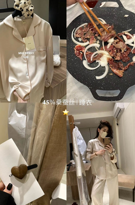 METWO>  貴婦香檳睡衣 #