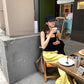 HERS>  氣質方領吊帶 20910#