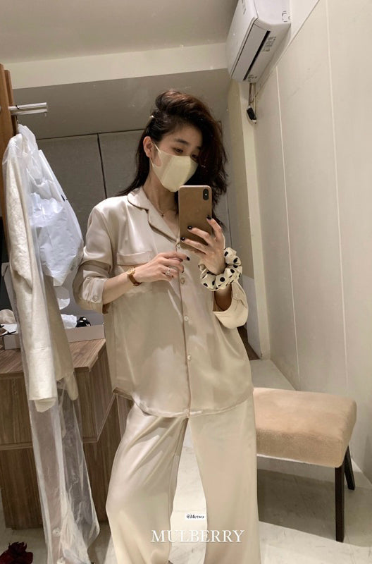 METWO>  貴婦香檳睡衣 #