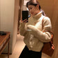 HERS> 立領厚實毛衣  10513#