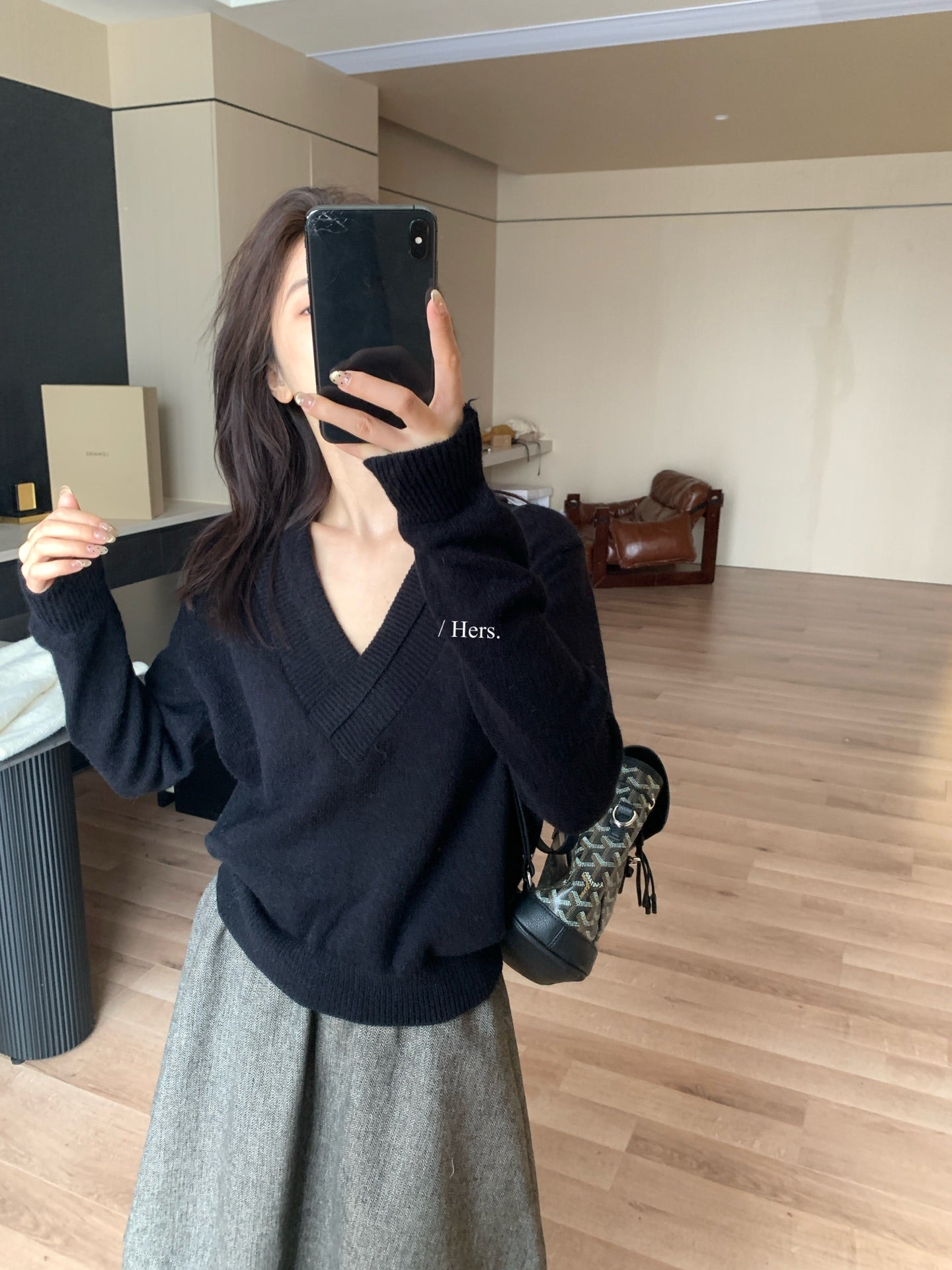 Hers -  V領毛衣   92622#