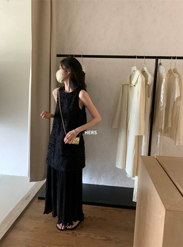 HERS> 長款貴氣連衣裙 20818#
