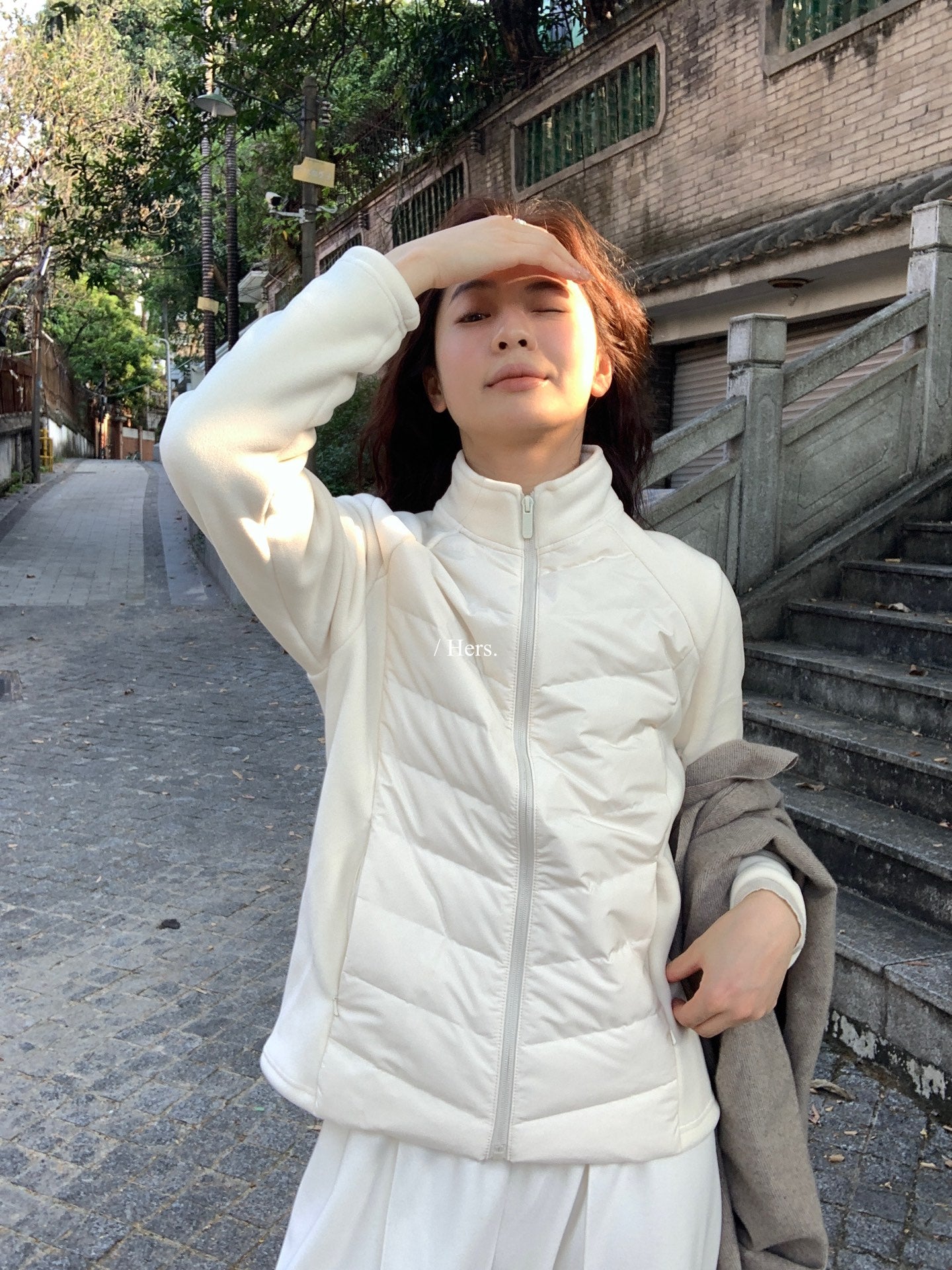 Hers - 黑科技鎖溫白鴨絨外套  92524#