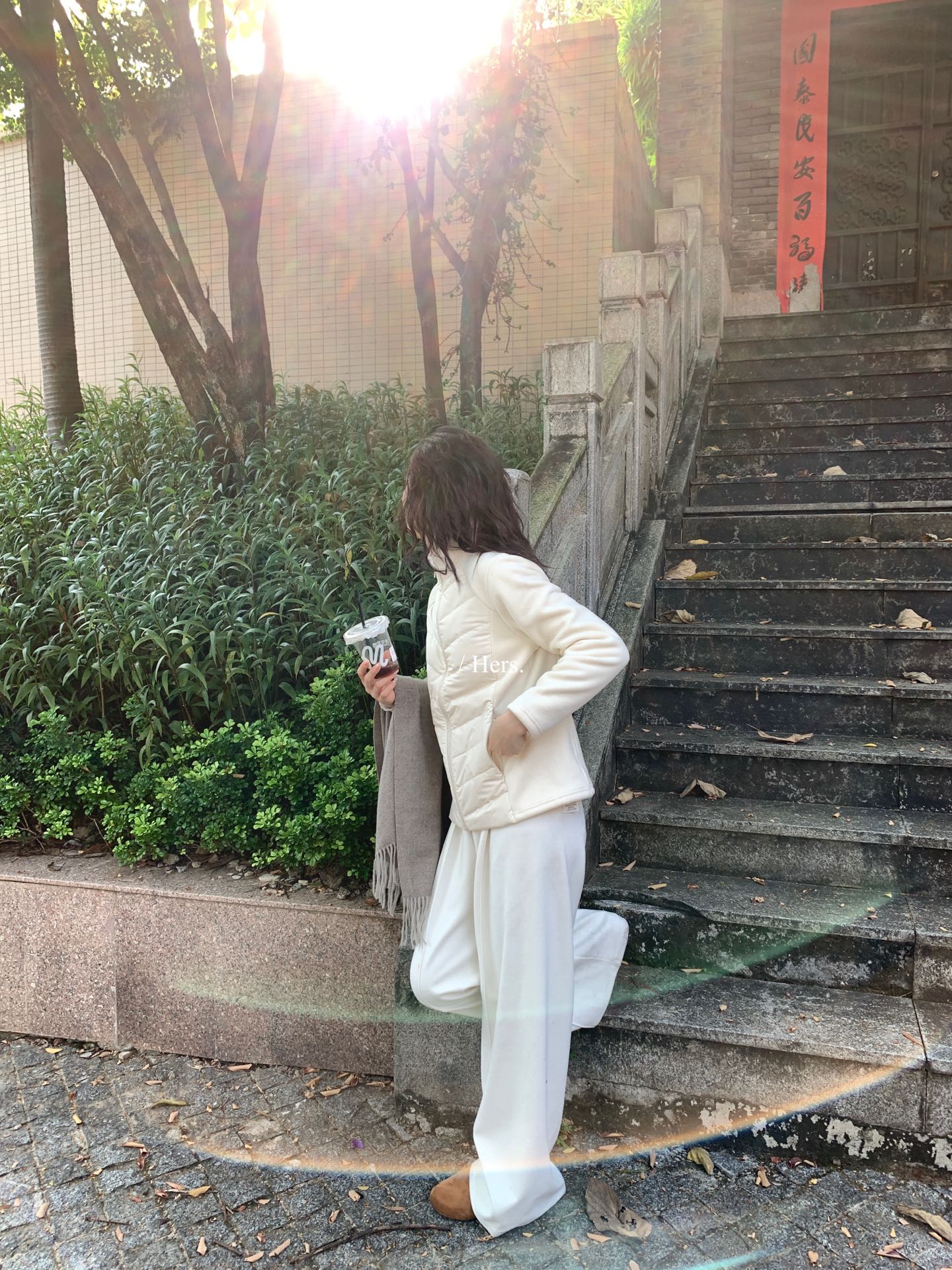 Hers - 黑科技鎖溫白鴨絨外套  92524#