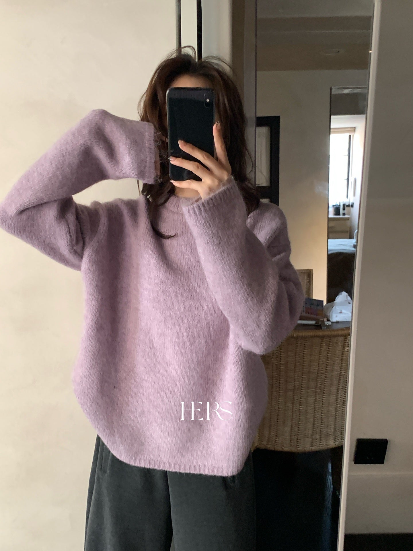 seeUbye - 長年款 經典大版毛衣  2076#