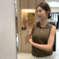 Hers - POLO領小精緻背心   08145#