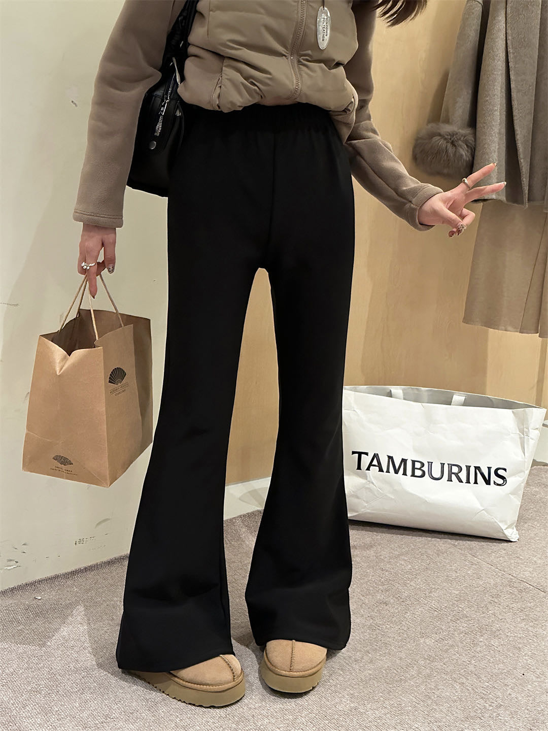 Limon - 微喇加絨神褲 7101#