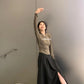 METWO> 直角肩掐腰針織T 軟糯彈 2106#