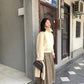 HERS>  造型感毛呢氣球半裙 10510#