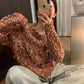 HERS> 復古立體毛衣8179#
