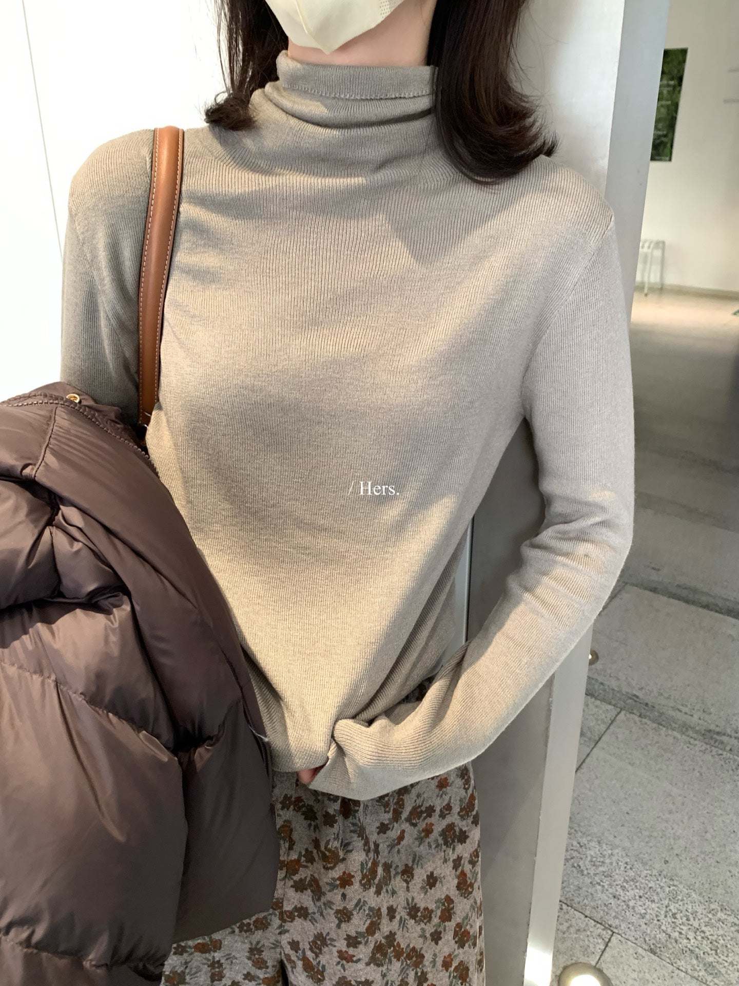 Hers - 高領針織打底  92470#