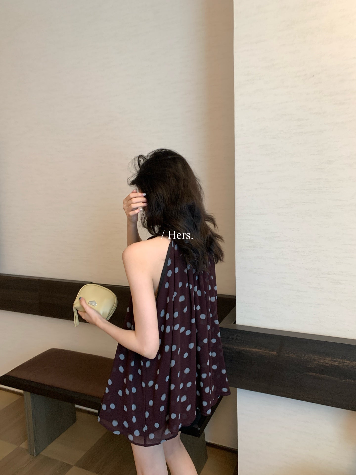 Hers - 貴氣波點小衫    80763#