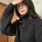 HERS> 立領厚實毛衣  10513#