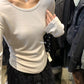 HERS> 後背蕾絲拼接上衣 #10318#