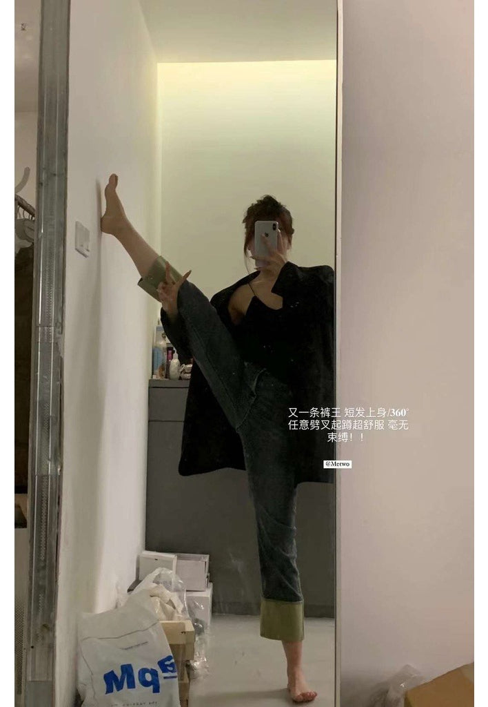 Metwo - 煙筒牛仔褲 8248#