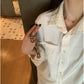 HERS> 蕾絲提花長版襯衫 20531#
