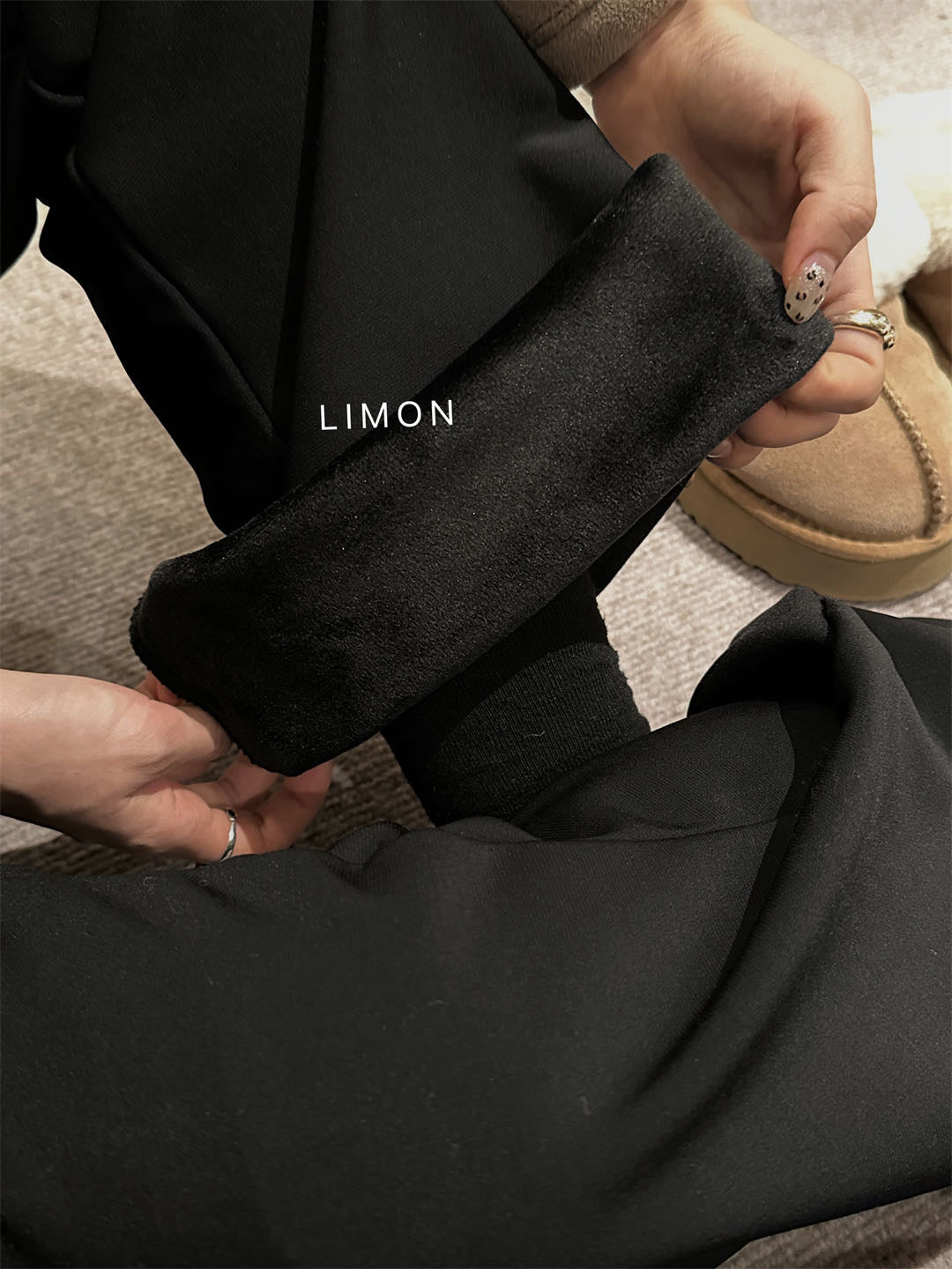 Limon - 微喇加絨神褲 7101#