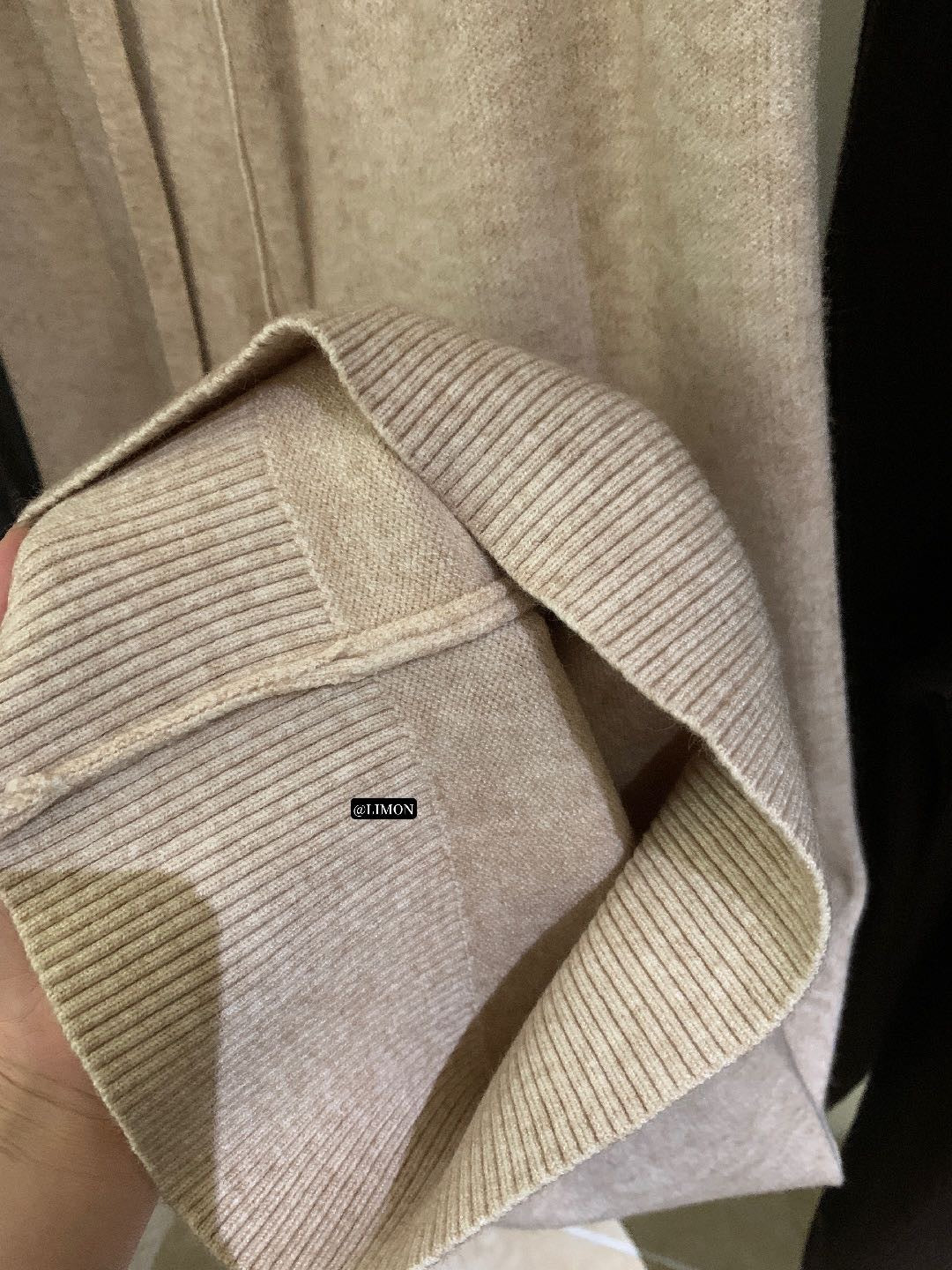 Limon - 軟糯針織休閒褲  9323#