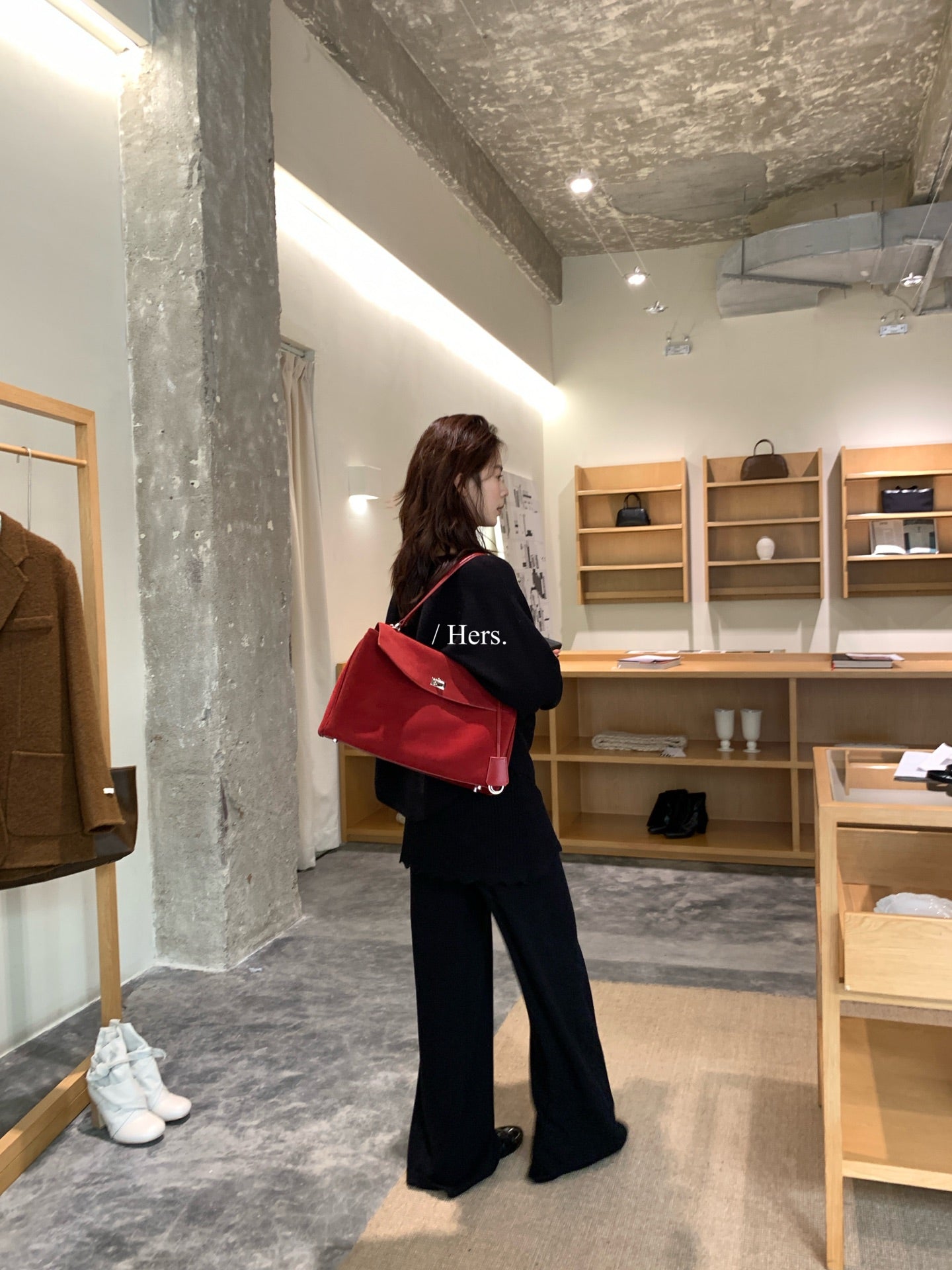 seeUbye - 氣質兩件套 毛衣&屁簾休閒褲  92830#