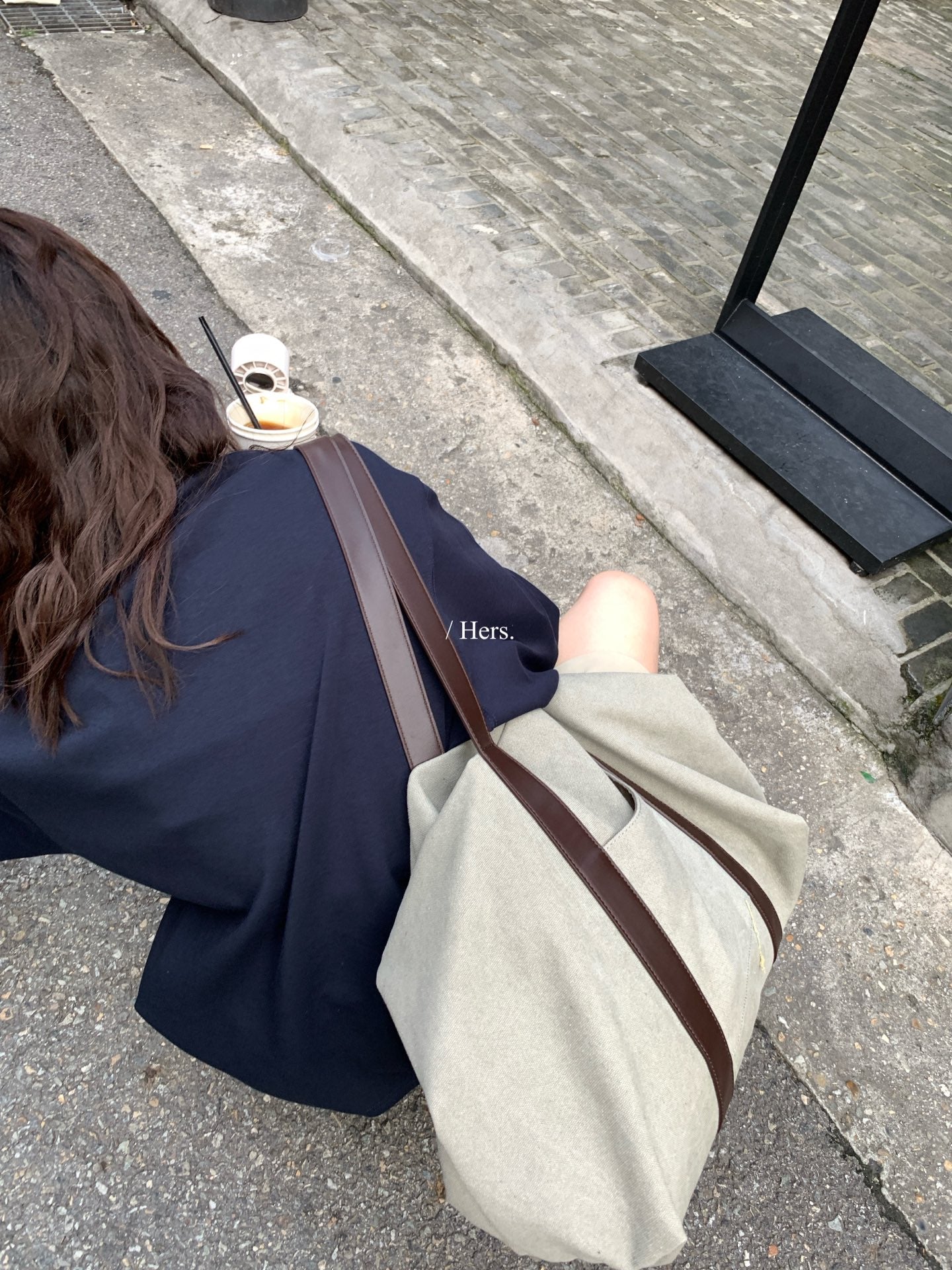 Hers - 魔鏡刺繡大版衛衣   92128#