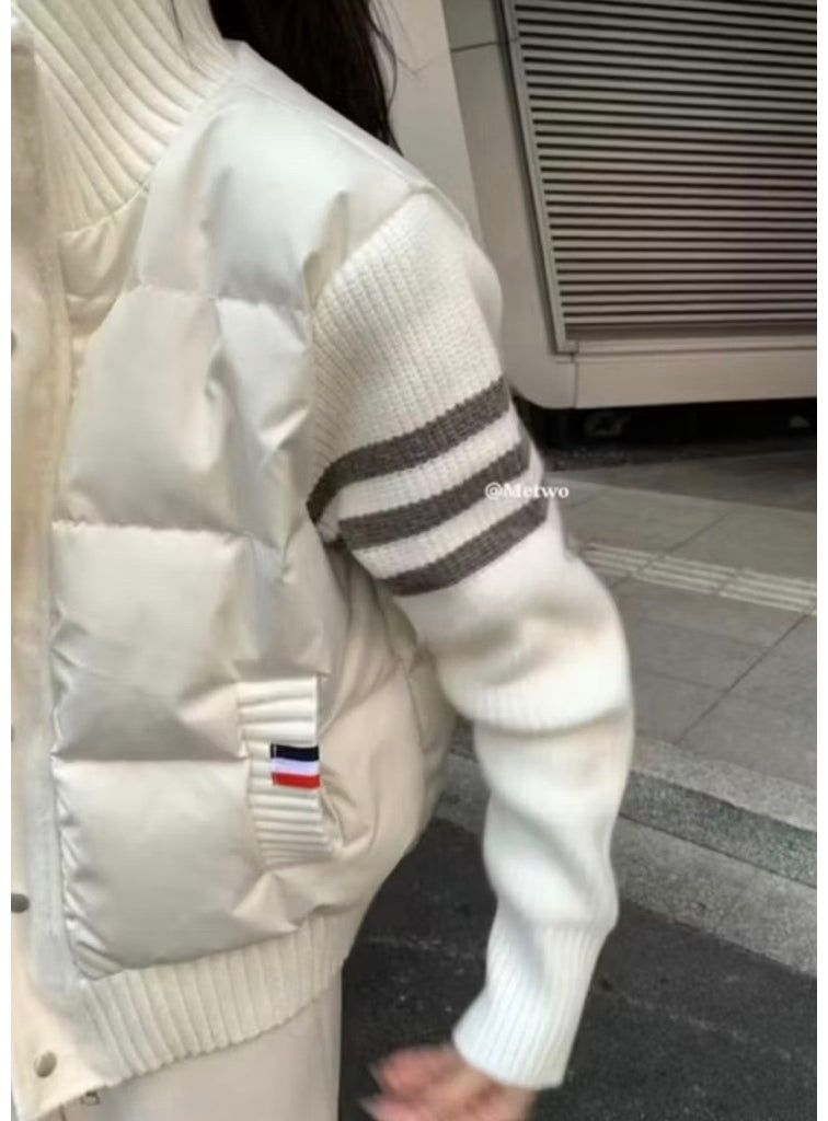 現貨* Metwo 條紋羽絨外套  #2248