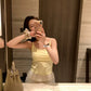 HERS> 簡約花邊帶BRA吊帶背心 20577#