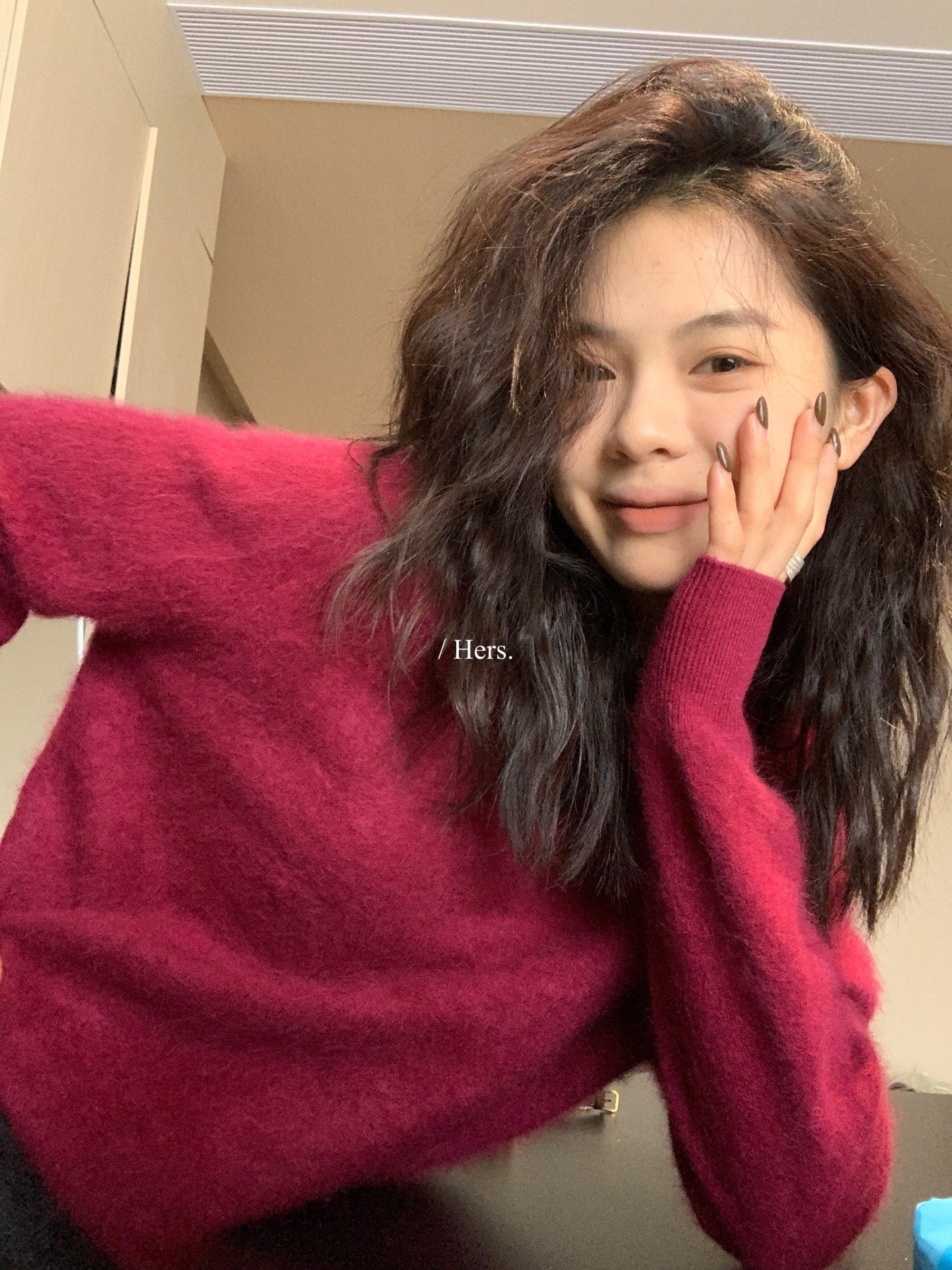 Metwo - 高品羊毛拉毛毛衣  92392#