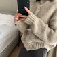 HERS> 立領厚實毛衣  10513#