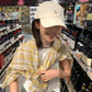 Hers - 慵懶休閒防曬格子襯衫  80554#