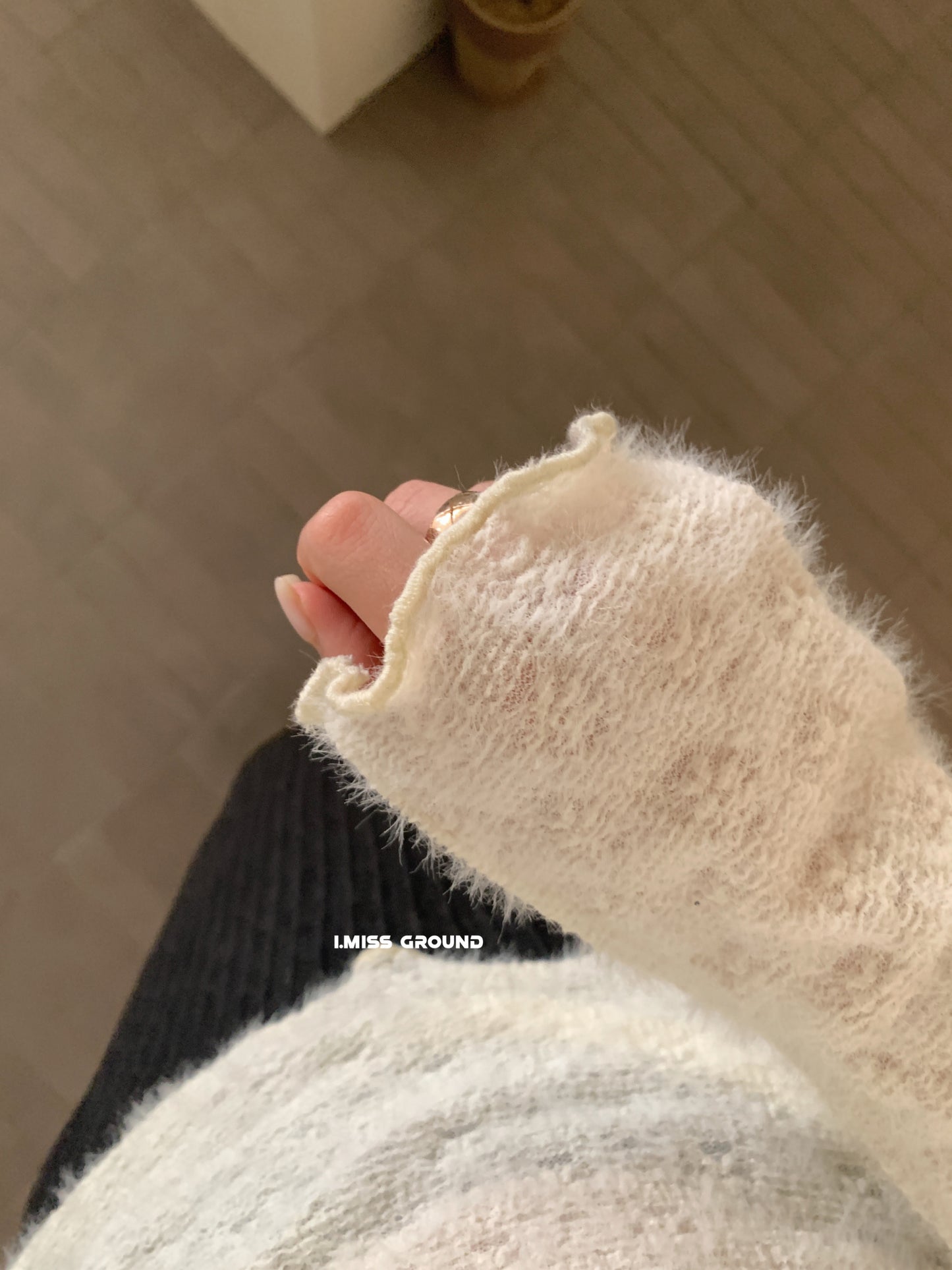 i miss - 仙仙兒蕾絲打底衫  90533#