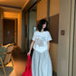 Hers - 格子山本半裙子   80304#
