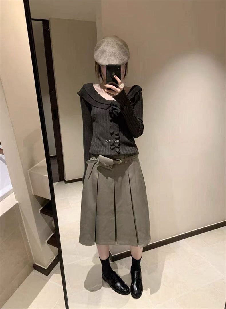 METWO - 木耳針織衫  9022#