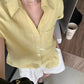 HERS> 簡約V領襯衫 9533#