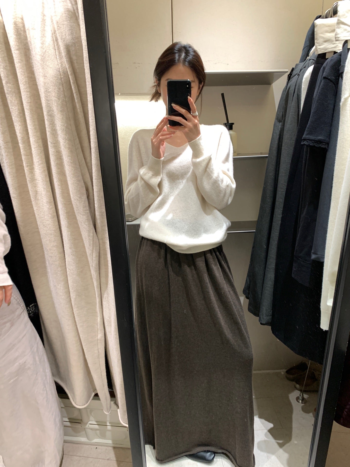 Hers - 羊毛V領針織衫  92437#