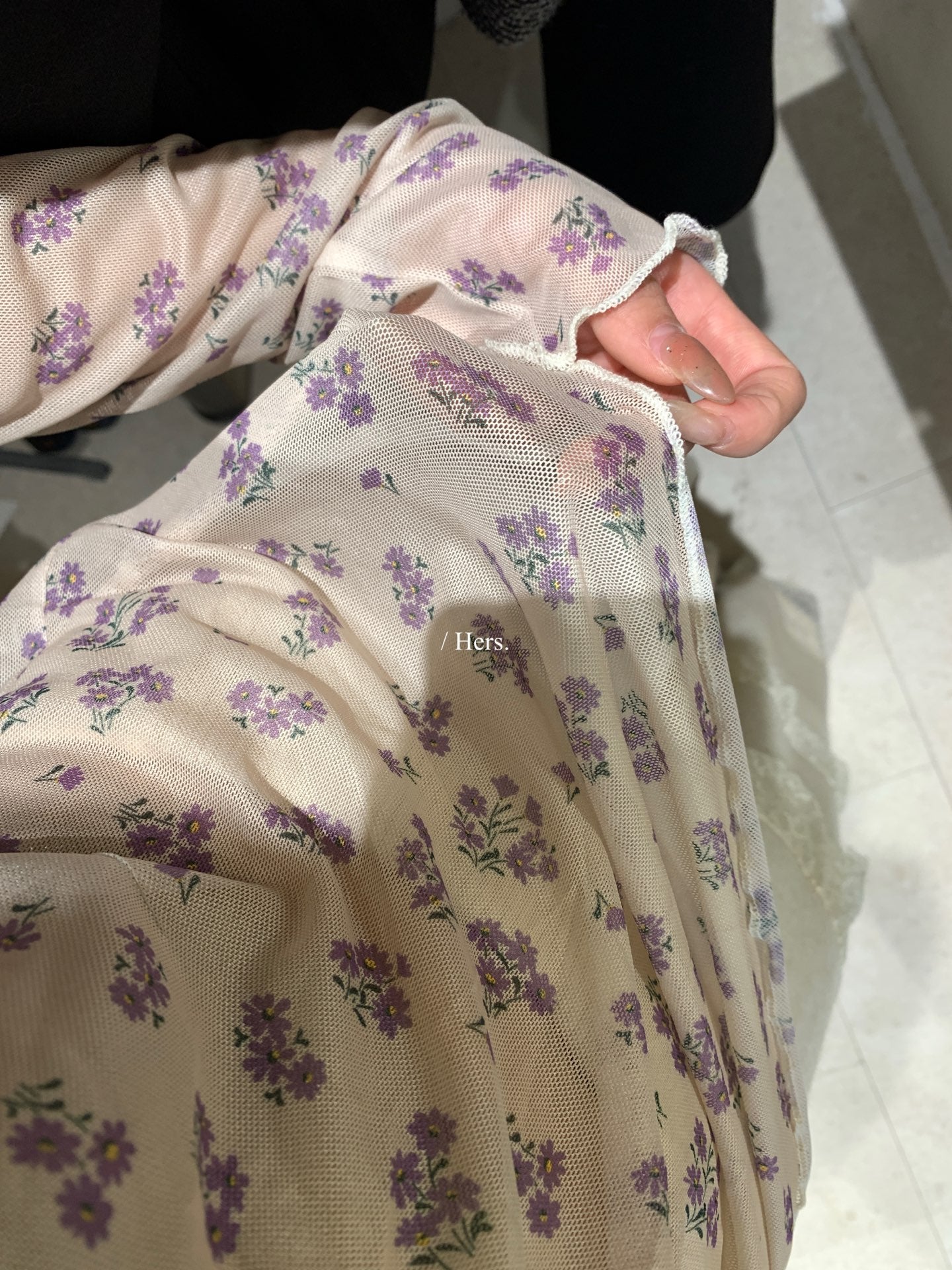 HERS - 碎花打底衫  92518#